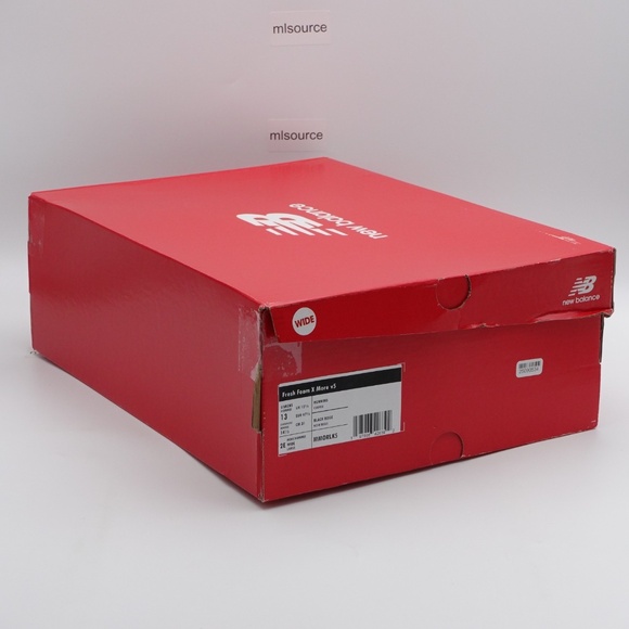 NEW New Balance Fresh Foam X More v5 Sneakers WIDE 2E MMORLK5 Black/Linen/Silver - Picture 9 of 9